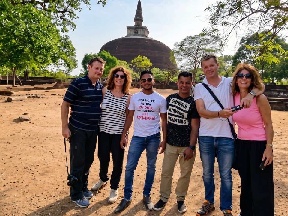 Guests at Polonnaruwa